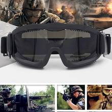 Military Airsoft Tactical Goggles Shooting Glasses for Men 3 Lens Airsoftsports Paintball Motorcycle Windproof Cs Wargame 2024 - buy cheap