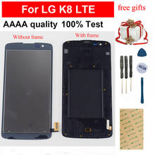 For LG K8 LTE LCD Display Touch Screen Digitizer Assembly Frame For LG K8 Lte K350 K350N K350E Display Screen Replacement 2024 - buy cheap