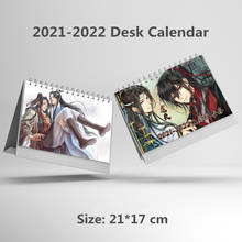 Calendario de dibujos animados de Año Nuevo, suministros de papelería de regalo de Año Nuevo, Mo Bao Zu Shi, Wuxian Wei, Lan Wangji, 2021, 2022 2024 - compra barato
