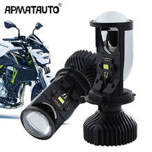 Lente de proyector H4 Hi/Lo para motocicleta, faro LED blanco de 12V para Kawasaki Z650 / Vulcan S 650/ VersyX300, 1 unidad 2024 - compra barato