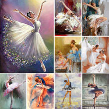 5D DIY Diamond Painting Ballet Woman Cross Stitch Kit Full Drill Embroidery Portrait Mosaic Art Picture of Rhinestones Deor Gift 2024 - buy cheap