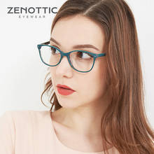 ZENOTTIC Fashion Acetate Eye Glasses Frames For Women Wooden Optical Glasses Frame Female Cat Eye Eyeglasses Spectacle Frame 2024 - buy cheap