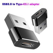 Adaptador usb macho para fêmea tipo c, usb tipo c otg, conversor para pc, laptop, fone de ouvido, acessórios para computador 2024 - compre barato