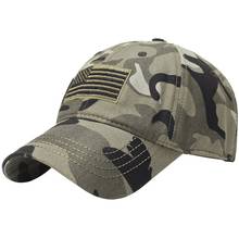 Eua bandeira camuflagem boné de beisebol do exército bordado algodão tático snapback esportes verão américa caminhoneiro unisex pai chapéu masculino 2024 - compre barato