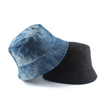 Chapéu jeans dobrável reversível, chapéu de pesca para homens e mulheres, chapéu de pescador ao ar livre e de caça, chapéu de pescador panamá 2024 - compre barato