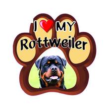 Автомобильные наклейки I Love My Rottweiler наклейка в виде собачьей лапы мотоцикла багажника бампера лобового стекла винила JDM JEEP Bike внедорожника RV декоративные материалы 2024 - купить недорого