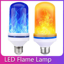 New Flame Effect LED Bulb Flickering Fire LED Wall Light Lamp For Party Garden Yard Christmas Decor Lights 9W E27 Flamme Ampoule 2024 - buy cheap