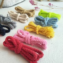 10m 8-strand High-quality Cotton Rope Clothes Rope DIY hand-knit Pocket Drawstring Pants Rope Cotton Rope 0.5cm 2024 - buy cheap