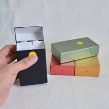 Plastic cigarette case slim pocket tobacco box locking smoking accessories  ABS cigarette box case 100s cover 2024 - buy cheap