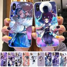 Shinobu Kocho Kimetsu no Yaiba Phone Case for iphone 13 8 7 6 6S Plus X 5S SE 2020 XR 11 12 pro XS MAX 2024 - buy cheap