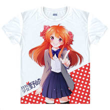 Camiseta con estampado de Gekkan Shoujo nozaki-kun Sakura Chiyo para hombre, camisetas divertidas de Nozaki Umetarou, Tops de moda de Cosplay, camisetas de verano 2024 - compra barato