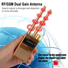 Antena dupla anti-retorno, 1mhz-8ghz, detector de sinal gps, rastreador rf, rádio e frequência 2024 - compre barato