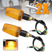 2Pcs Universal Motorcycle Mini Turn Signal Blinker Indicator Light Bulb Amber Yellow Lamp For Honda Suzuki Yamaha 2024 - buy cheap