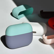 Capa protetora para airpods pro 2019, caixa de silicone para fones de ouvido 2024 - compre barato