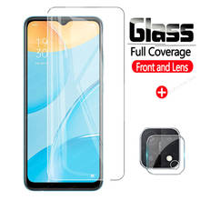 2 in 1 Tempered Glass On For Oppo A15 6.52'' Camera Lens Screen Protector For Oppo A15s A 15 15s Protective Glass 9H Film 2024 - buy cheap