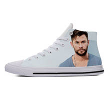 Fashion Woman Man Chris Hemsworth Breathable Lightweight Sneakers Casual Board Shoes High Quality High Help Hot Canvas Shoes 2024 - buy cheap