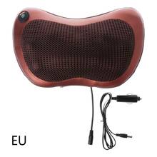 Almohada de masaje eléctrica para el hogar, Shiatsu masajeador cojín para el cuello, Lumbar, calor para el coche, RXJC 2024 - compra barato