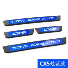 for Mazda CX-5 2013 2014 2015 2016 2017 2018 2019  Excellent New accessories Stainless steel Door sill plate car styling 2024 - buy cheap