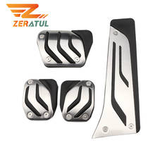 Zeratul Car Pedals for BMW X3 X4 X5 X6 1/2/3/5/6/7 M3 E39 E46 E87 E90 E91 E92 Z4 F30 F20 Stainless Steel Gas Brake Pedal 2024 - buy cheap