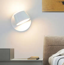 LED Wall Lamp modern wall light Adjustable indoor lighting Black/White Wall sconce  room Light Living room bedroom lamp lights 2024 - buy cheap