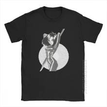 Alita-Camiseta de Ángel de batalla para hombre, camisa básica de manga corta Vintage de Gunnm Gally Sword, ropa de cuello redondo, camisetas blancas de algodón 2024 - compra barato