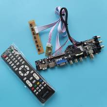 Kit de controlador de pantalla digital para TV, monitor remoto compatible con HDMI, DVB-T, DVB-T2, LED, USB, VGA, AV, B156HTN03, 1920x1080 2024 - compra barato