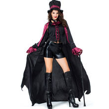Deluxe Vampire Earls Costume Cosplay For Adult Halloween Costume For Women Carnival Party Bat Dress Up Suit 2024 - buy cheap