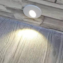 Kenlux led escada luz passo luzes 3 w 60*60mm AC85-265 alumínio ao ar livre embutido escada lâmpada de parede footlight luzes da escada 2024 - compre barato