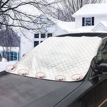 Capa protetora para parte externa do carro, magnética, proteção contra o sol, neve, gelo, neve, para-brisas 2024 - compre barato