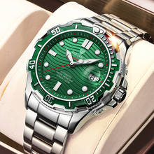2022 LIGE New Sport Mechanical Men watch Luxury Automatic watch for men 100ATM Waterproof Date Clock Man Diving Wristwatch reloj 2024 - buy cheap
