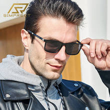 SIMPRECT -gafas de sol polarizadas TR90 para hombre, anteojos de sol antideslumbrantes cuadrados, de alta calidad, a la moda, Estilo Vintage, 2021 2024 - compra barato