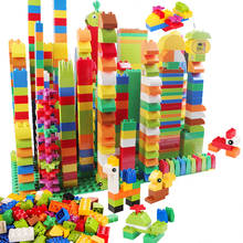 DIY Big Size Building Blocks Compatible Duploed figures Bricks City Construction Blocks Educational Bricks Gift For Children 2024 - buy cheap