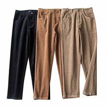 Winter trousers women korean corduroy pants casual harajuku pants vintage brown pants streetwear harem pants korean clothes 2024 - buy cheap