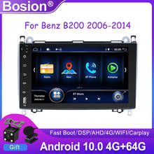 Bosion Android 10.0 Car Radio Multimedia Player For Mercedes Benz B200 Sprinter W906 W639 W169 W245 2 Din 4+64G IPS DSP CarPlay 2024 - buy cheap