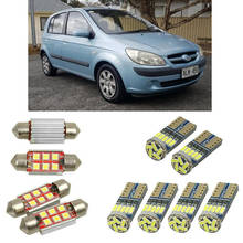 Interior led Car lights For Hyundai getz tb hatchback bulbs for cars License Plate Light 6pc 2024 - buy cheap