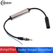 Vehemo Car Radio Antenna FM Signal Amplifier inline Booster DVD player Aerial Booster Aerial Signal Fm Radio Electronic Extensio 2024 - buy cheap