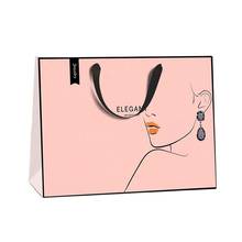 Bolsa de regalo de boda personalizada, bolsas de papel con asa, con logotipo, Boutique, imagen/texto/logotipo impreso 2024 - compra barato