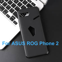 Asus rog phone 2 zs660kl capa de silicone macia tpu fosco sólido preto protetor de telefone escudo para asus rog phone 2 ii capa coque 2024 - compre barato