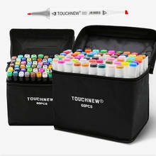 TOUCHNEW Markers Pen 168 colors Sketch Markers Alcohol Based Dual Head Brush Markers Pen For Drawing Manga Art Supplies Markers 2024 - buy cheap