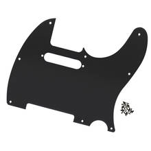 NEW Metal Guitar Pickguard Scratch Plate Anodized Black with Screws for TL Guitar Parts 2024 - buy cheap