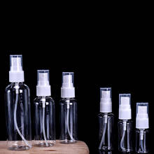 Botella de espray de plástico transparente, botella de espray transparente, 30ml, 50ml, 100 ml, rellenable, envase cosméticos vacío 2024 - compra barato