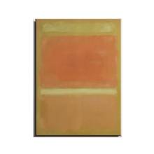 Mark Rothko Still life Classical oil Painting Drawing art picture Unframed Hand painted yellow and orange color Canvas painting 2024 - buy cheap