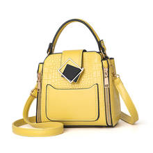Korean Simple Women Shoulder Messenger Bag Female Bag New Bag Fashion Crocodile Pattern Handbag 2024 - buy cheap