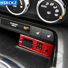 For Mazda MX-5 Miata MX5 Roadster ND 2016+ Carbon Fiber Stickers Storage Box USB Button Switch Trim Interior Car Accessories 2024 - buy cheap