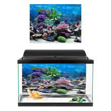 3D эффект свежий морской фон аквариум океан ландшафт плакат рыбы фотообои Декор фон плакат 2024 - купить недорого