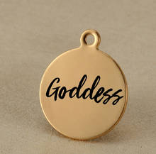 Fashion Stainless Steel Charm Goddess Pendant Charms Gift For Her 18mm 20pcs 2024 - buy cheap