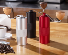 Moedor manual de café, moinho de café de alumínio, moedor manual de aço inoxidável, moedor cônico de grãos de café 2024 - compre barato