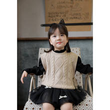 Suéter para niños y niñas, chaleco coreano para exteriores, primavera y otoño, novedad de 2020 2024 - compra barato