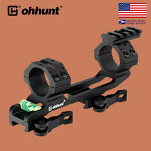 ohhunt Hunting Scope Mount QD  Integral Ring 25.4mm / 30mm Rings Picatinny Rail Base with Bubble Spirit Level for Rifle 2024 - buy cheap