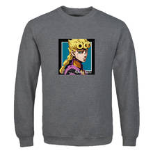 Moletom masculino jojo bizarre adventure, roupa quente para hip hop fahison, roupas esportivas de lã, novo, primavera, outono, 2020 2024 - compre barato